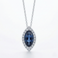 London Blue Marquise Pendant