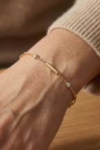 Minimal Diamond Bracelet