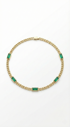 Emerald Baguette Bracelet