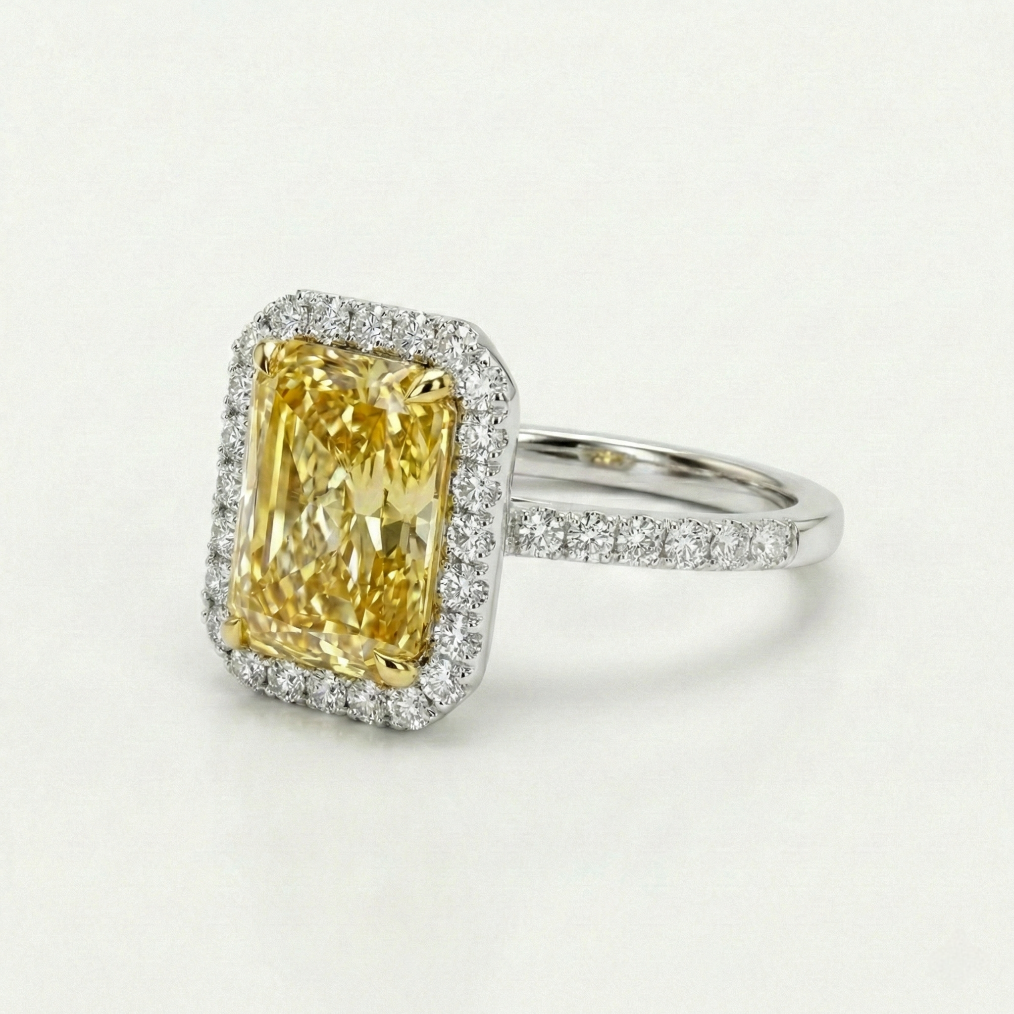 Fancy Radiant Royal Diamond Ring