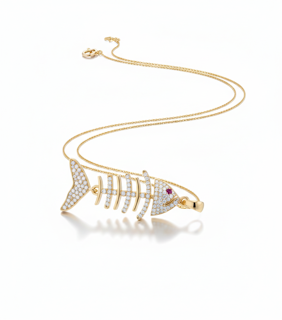 Golden Fish Pendant