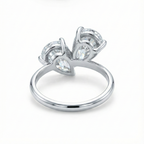 Twin Pear Diamond Ring