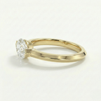 Art Deco Marquise Bezel Set Ring