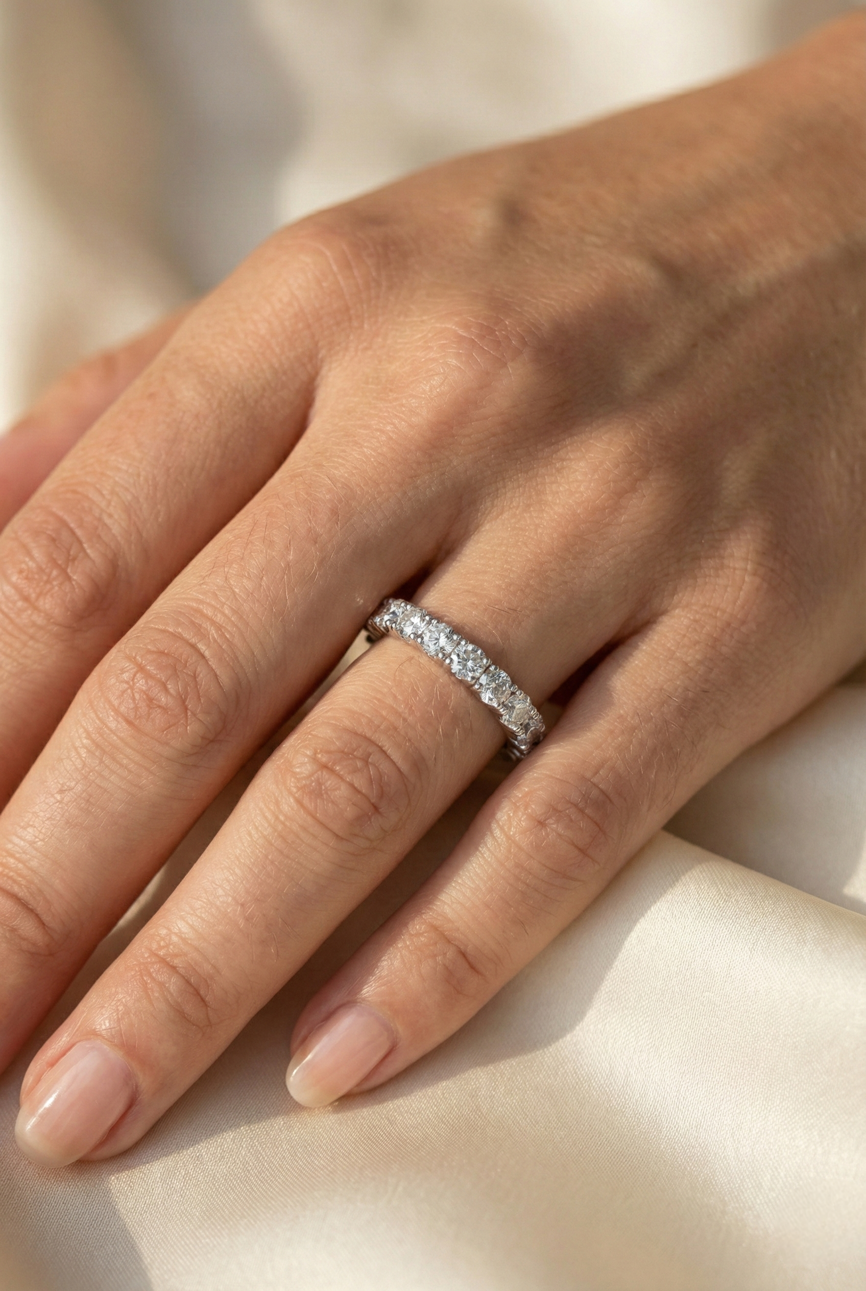 Art Deco Eternity Diamonds Ring