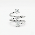 Trinity Spiral Ring
