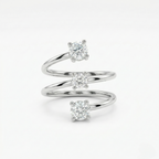 Trinity Spiral Ring