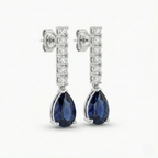 Royal Blue Drop Earrings