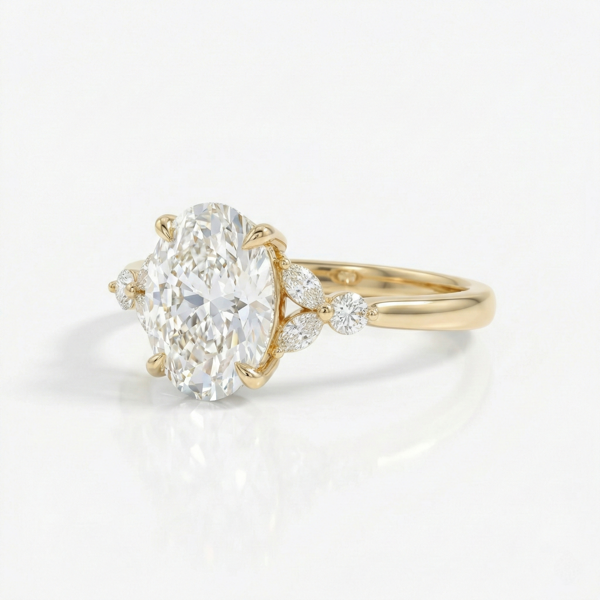 Oval & Marquise Diamond Ring