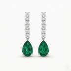 Emerald Drop Earrings