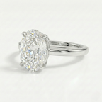 Oval Solitaire Ring