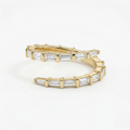 Baguette Spiral Ring