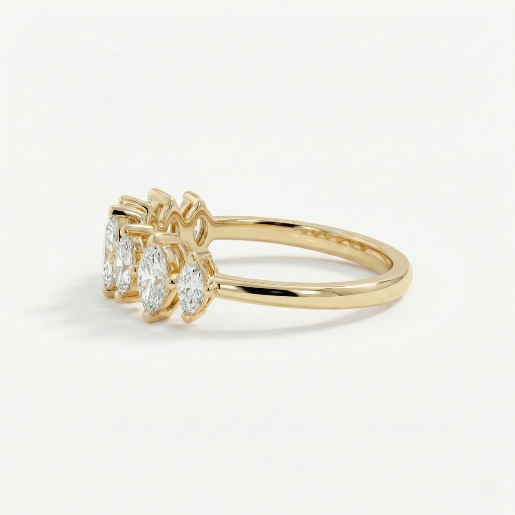 Marquise Diamonds Ring