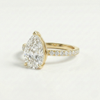 Pear Diamond Ring