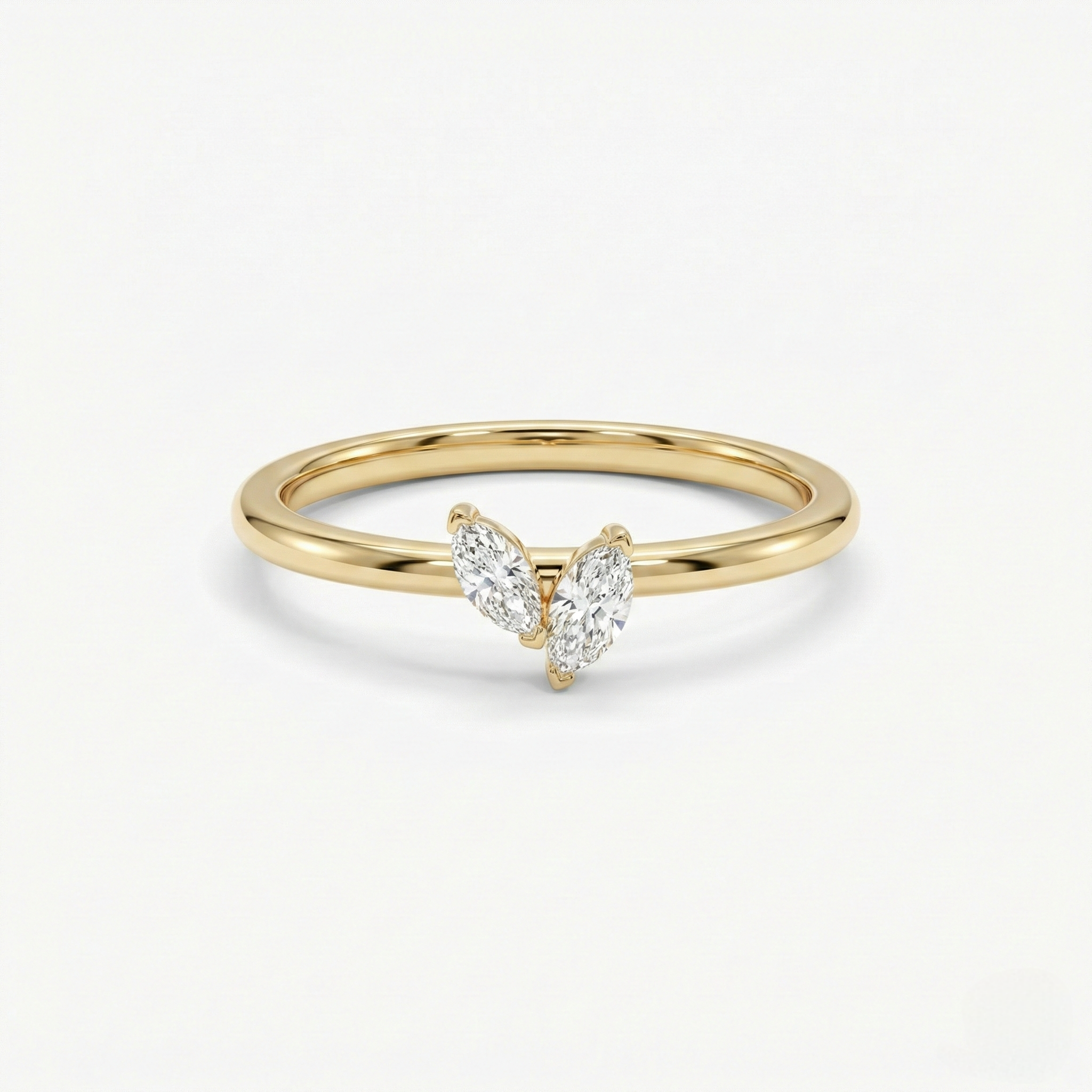 Two Marquise Diamond Ring