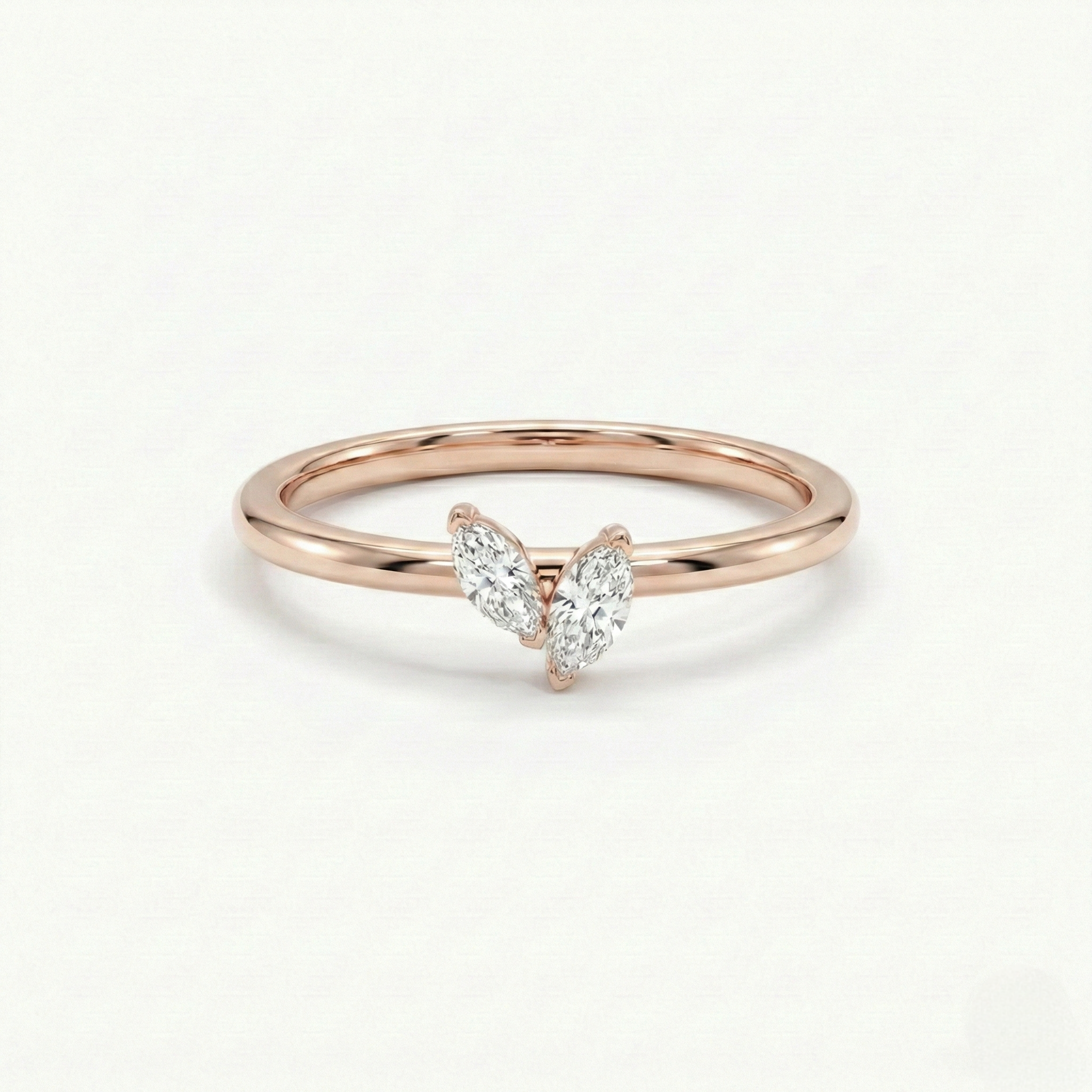 Two Marquise Diamond Ring