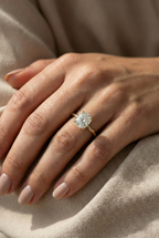 Cushion Solitaire Ring