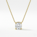 Cushion Solitaire Pendant