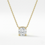 Cushion Solitaire Pendant