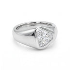 Bombay Shield Diamond Signet Ring