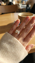 Oval & Pear Cut Ring