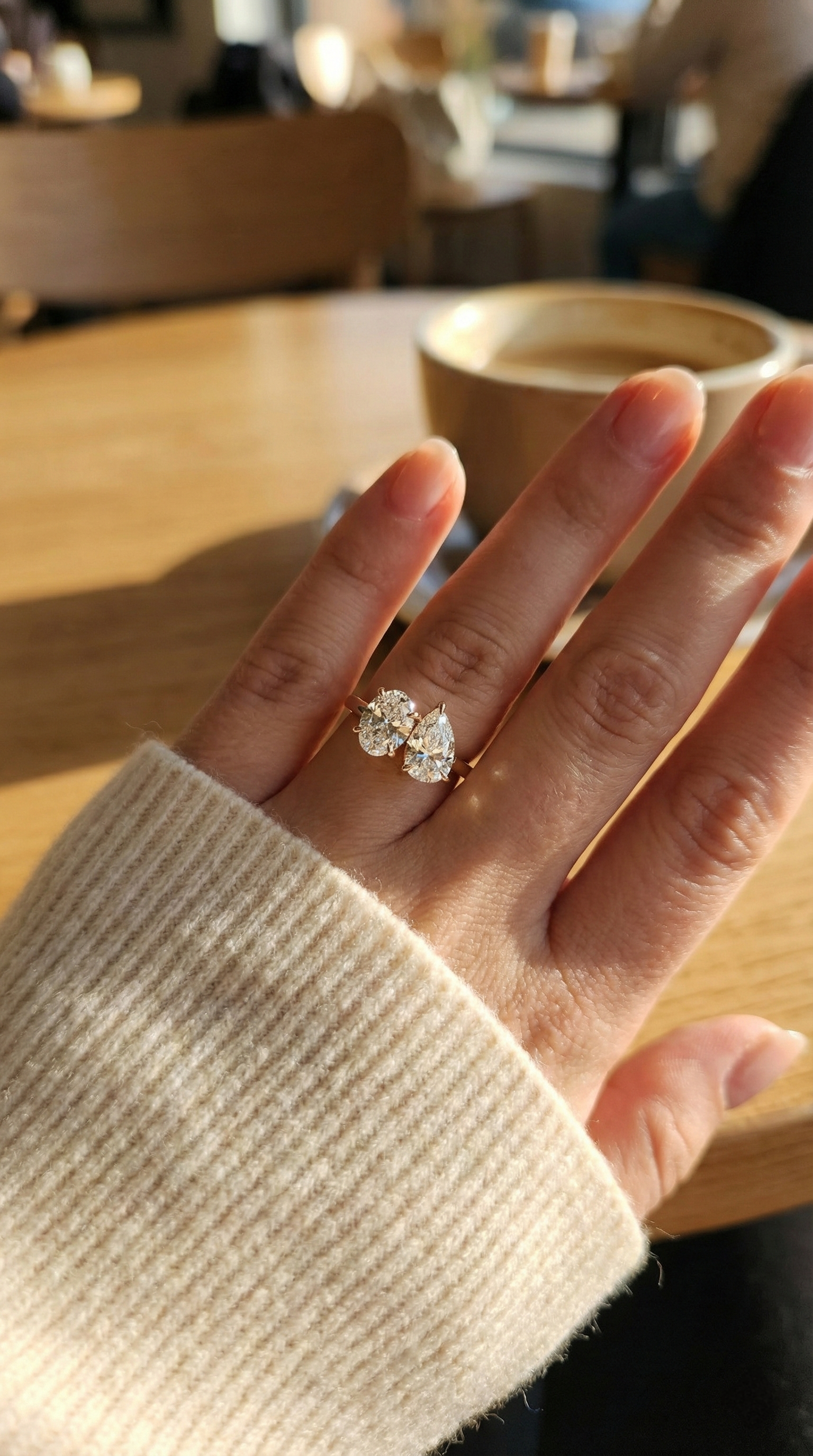 Oval & Pear Cut Ring