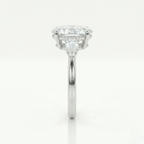 Oval & Pear Cut 3 Stones Ring