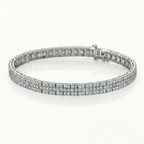 3 Row Diamonds Bracelet