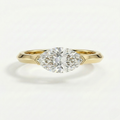 Art Deco Marquise Bezel Set Ring
