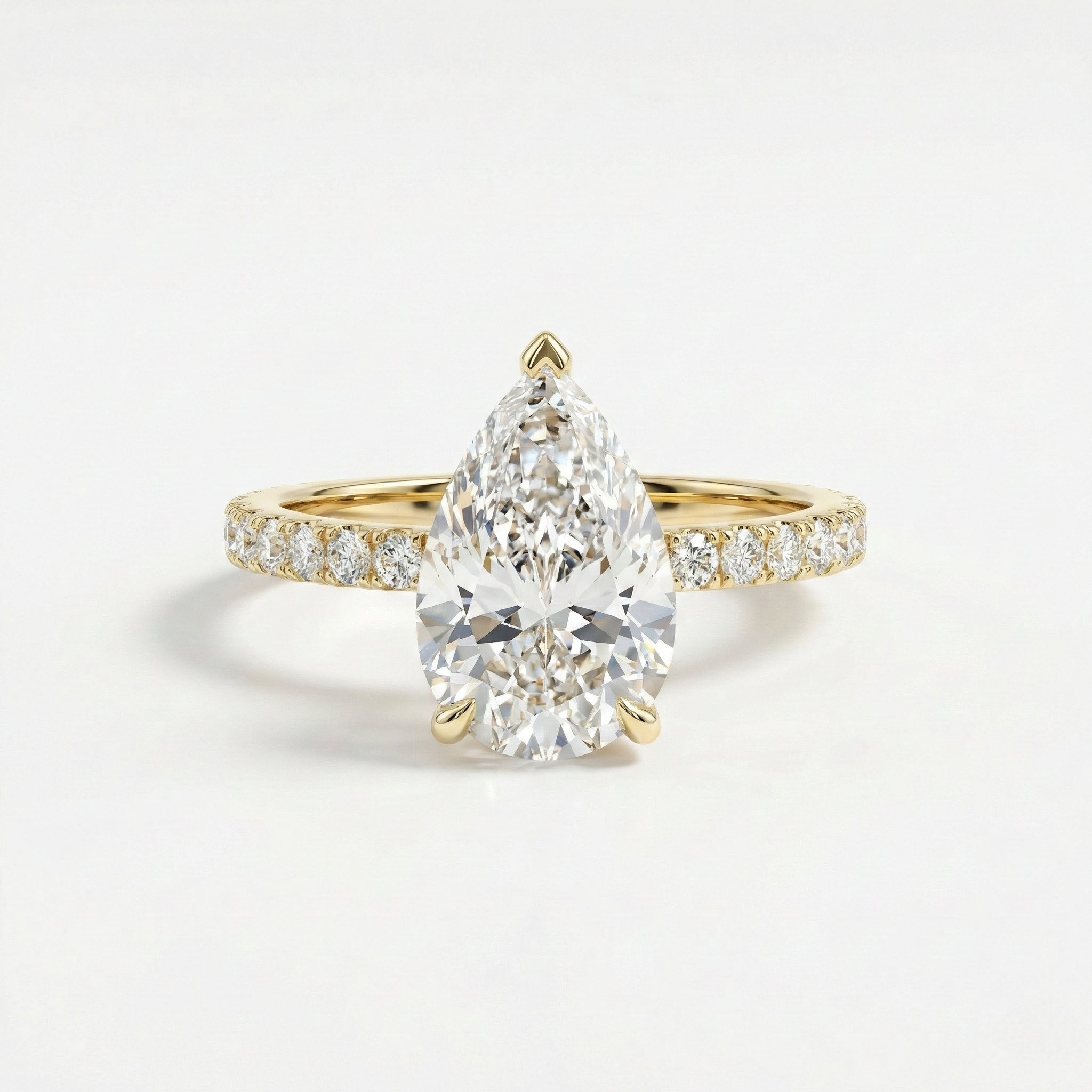 Pear Diamond Ring