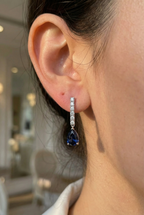 Royal Blue Drop Earrings