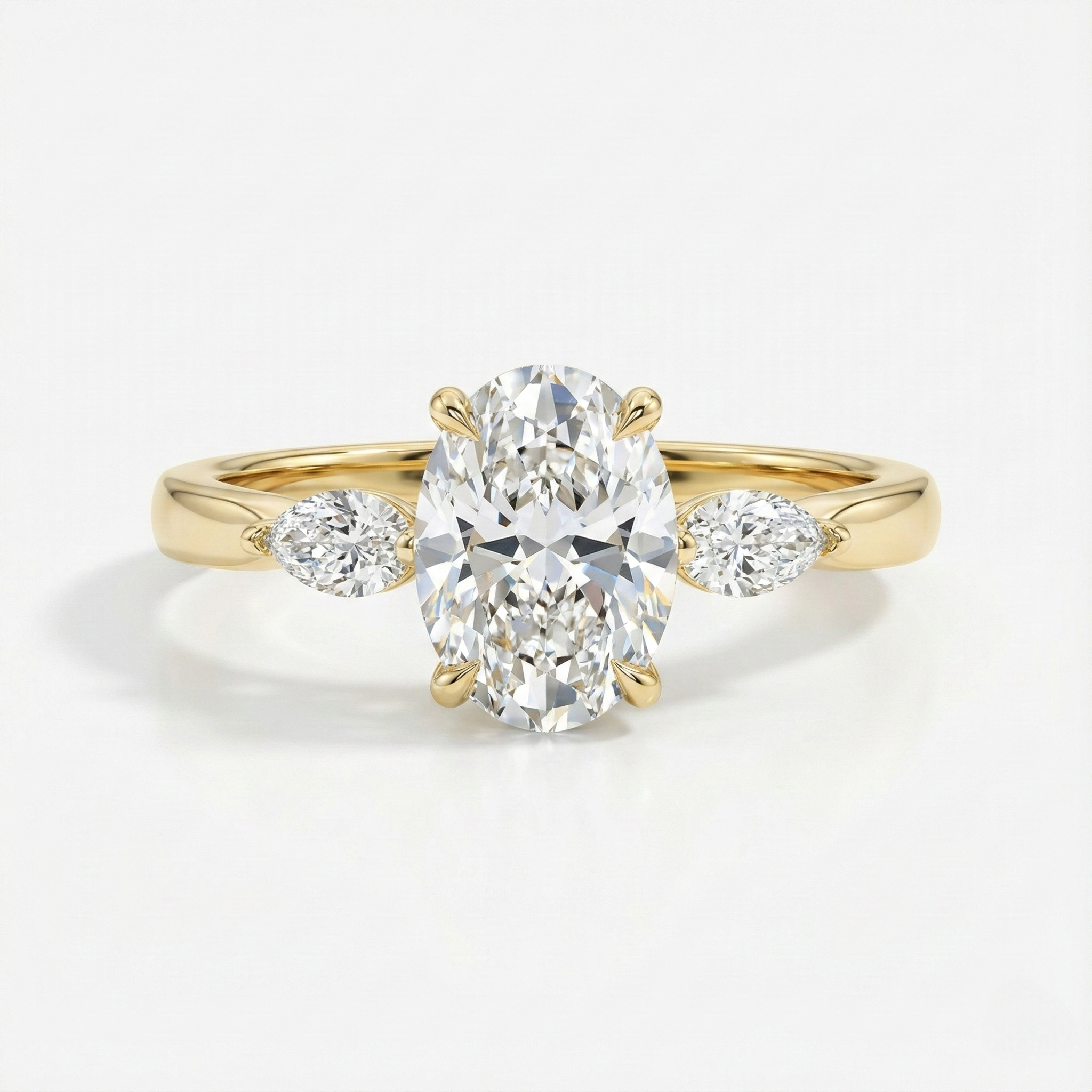 Oval & Marquise Diamonds Ring
