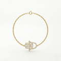 Big Hamsa Diamonds Bracelet