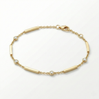Minimal Diamond Bracelet