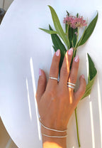 Five stone diamond ring