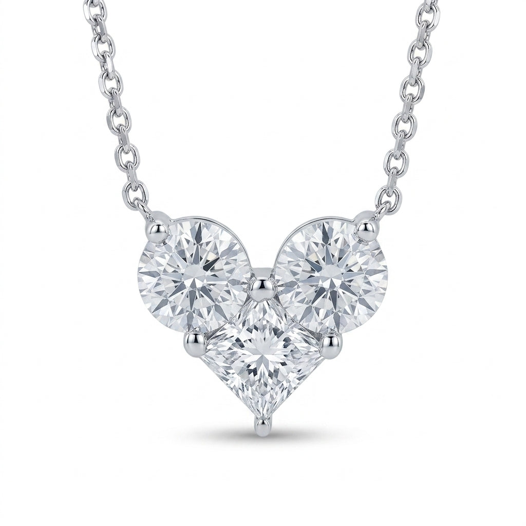 Heart Diamond Necklace