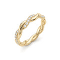 Twisted Diamond Eternity Ring