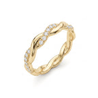 Twisted Diamond Eternity Ring