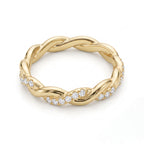 Twisted Diamond Eternity Ring