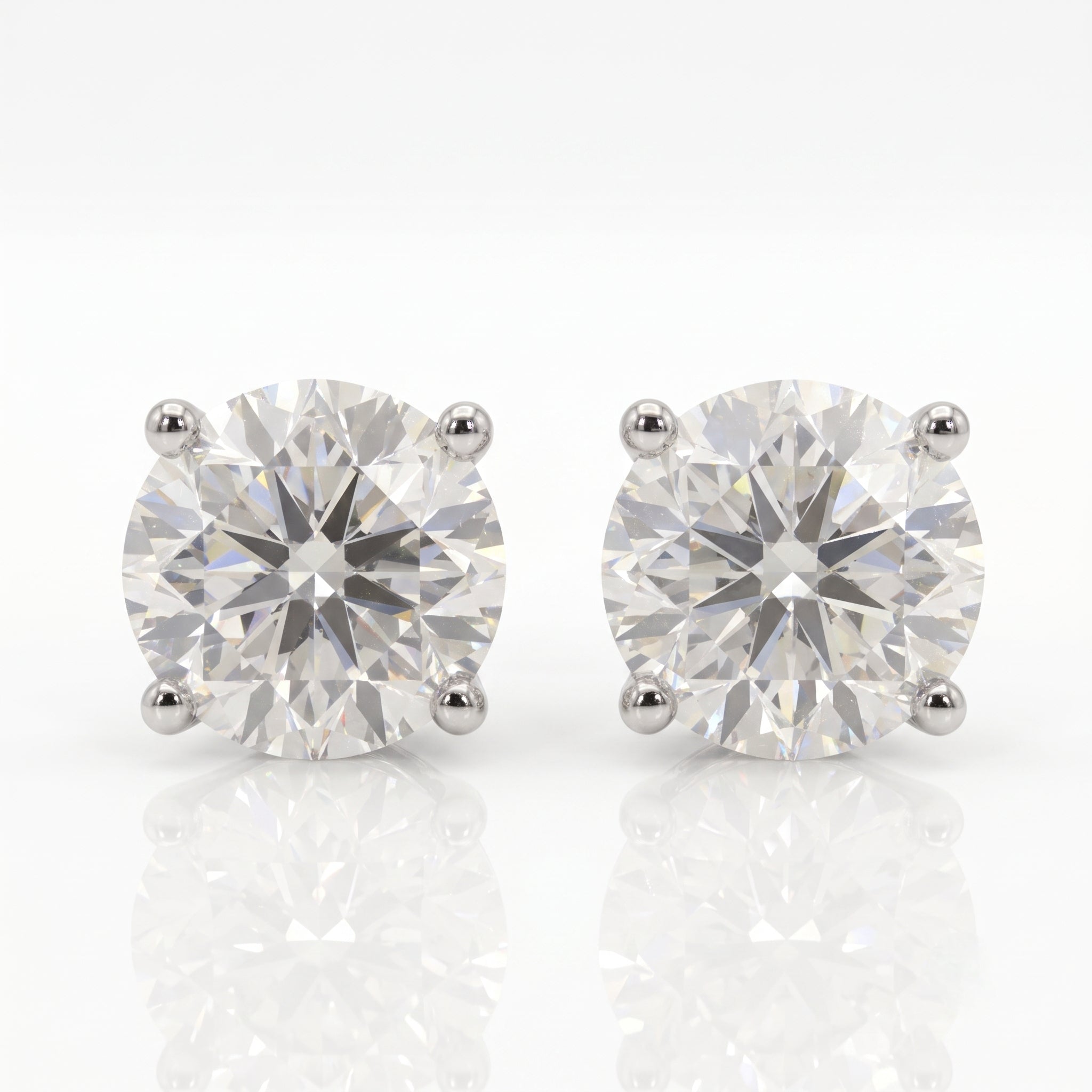 Classic Diamond Stud Earrings