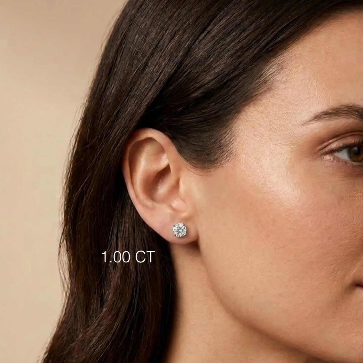 Classic 4-Prong Diamond Stud Earrings, 14K gold – Alena Diamonds