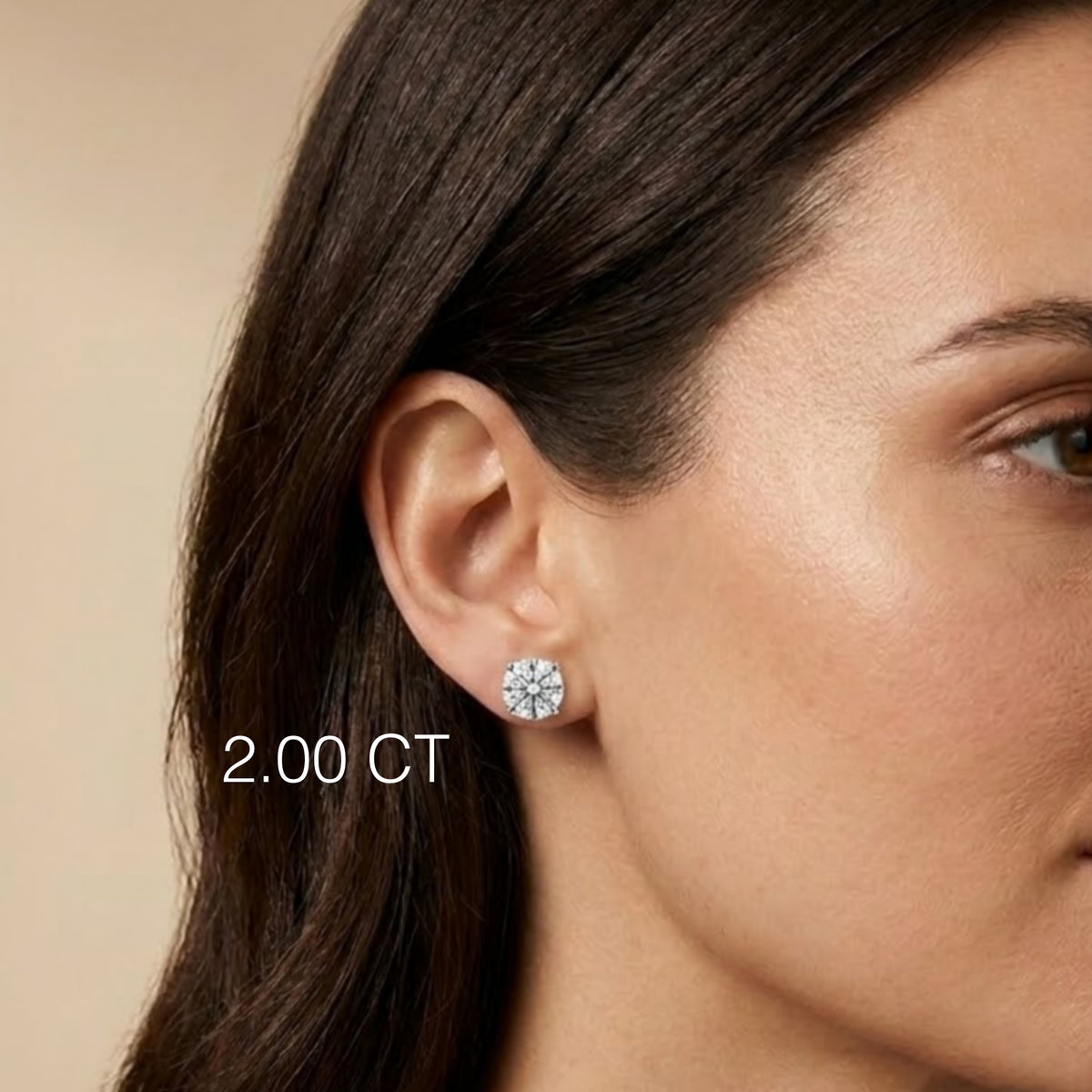 Classic 4-Prong Diamond Stud Earrings, 14K gold – Alena Diamonds
