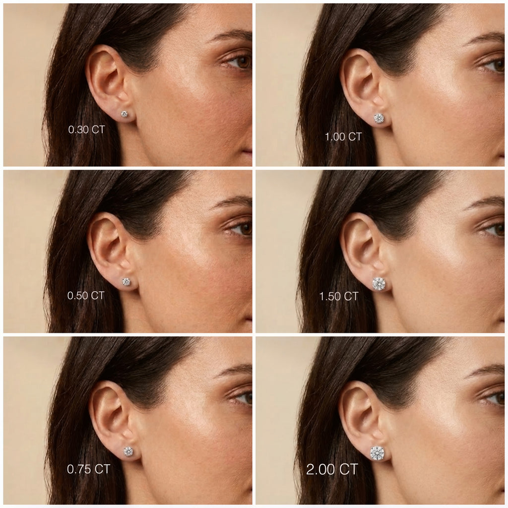 Classic Diamond Stud Earrings