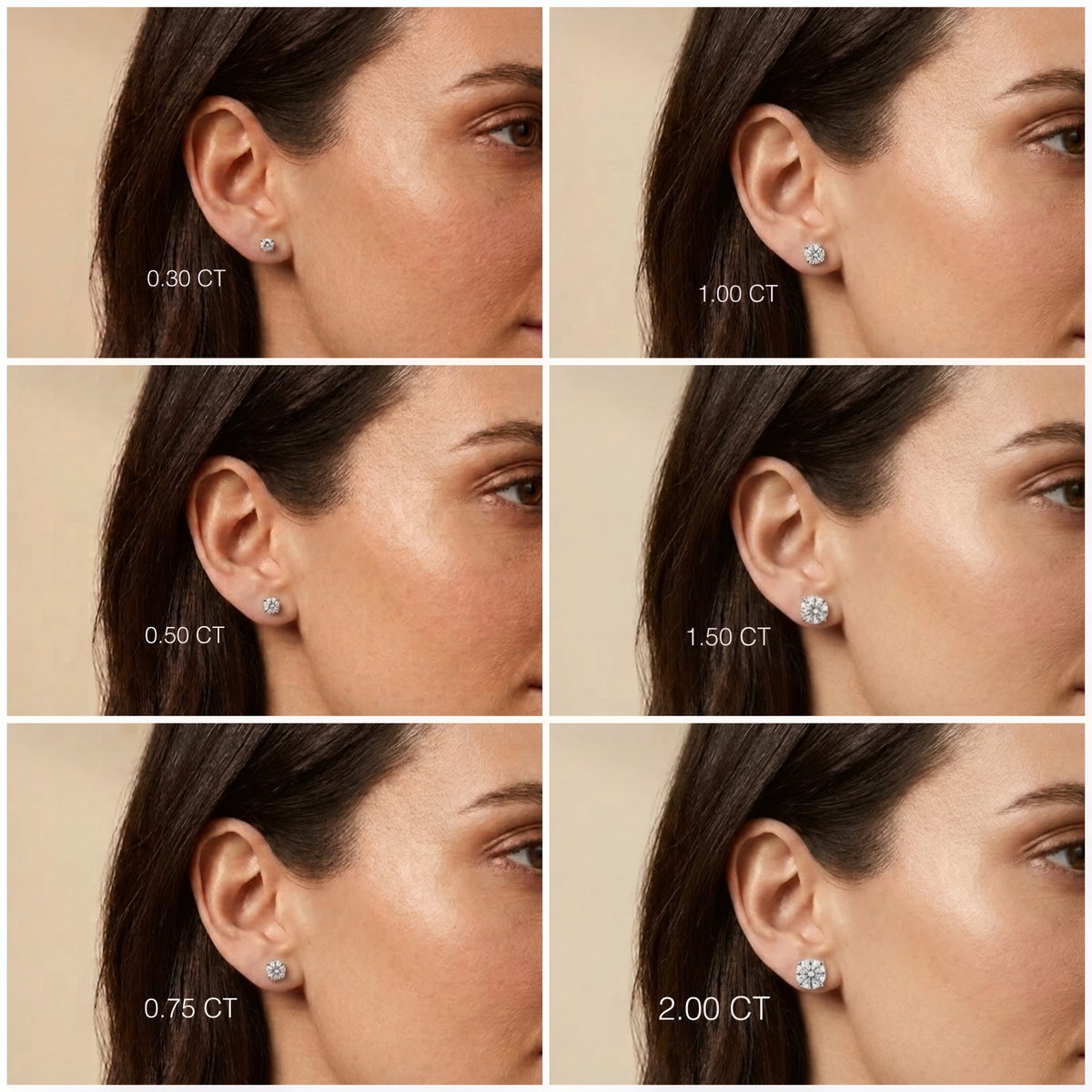 Classic Diamond Stud Earrings