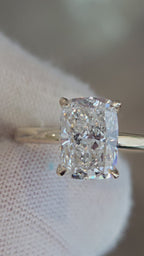 Cushion Solitaire Ring