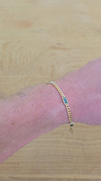 Emerald Baguette Bracelet