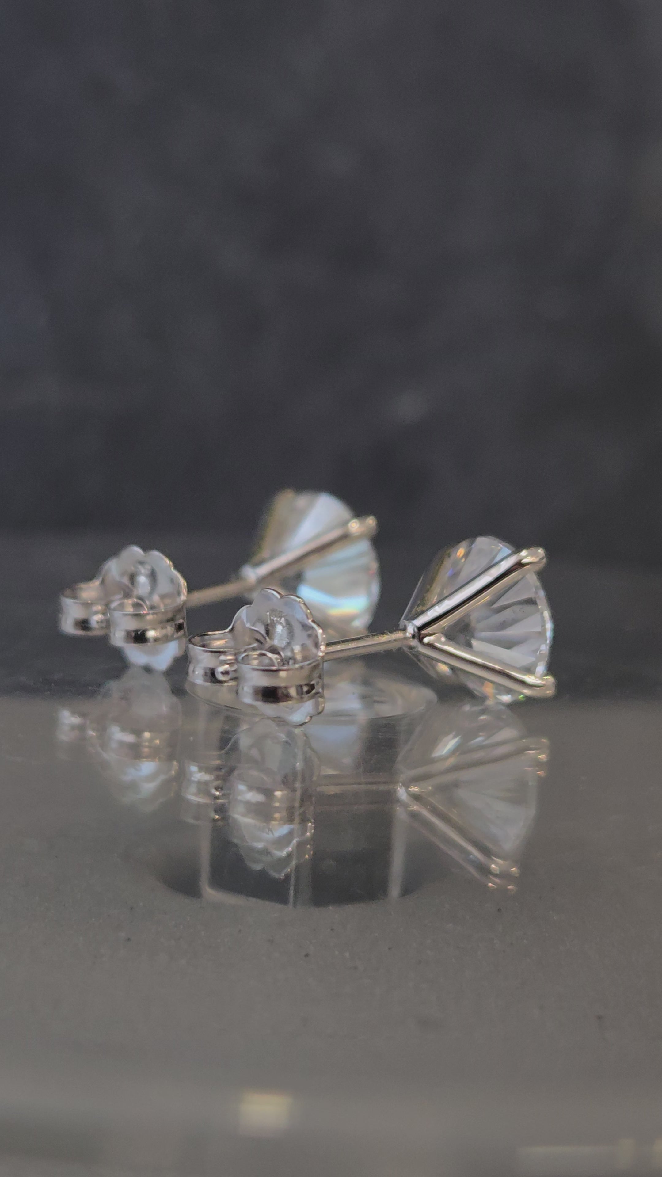 Classic Diamond Stud Earrings