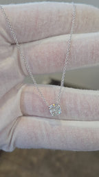 Cushion Solitaire Pendant