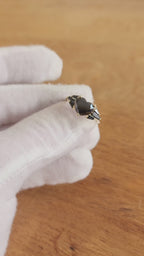 Black Heart Statement Diamond Ring