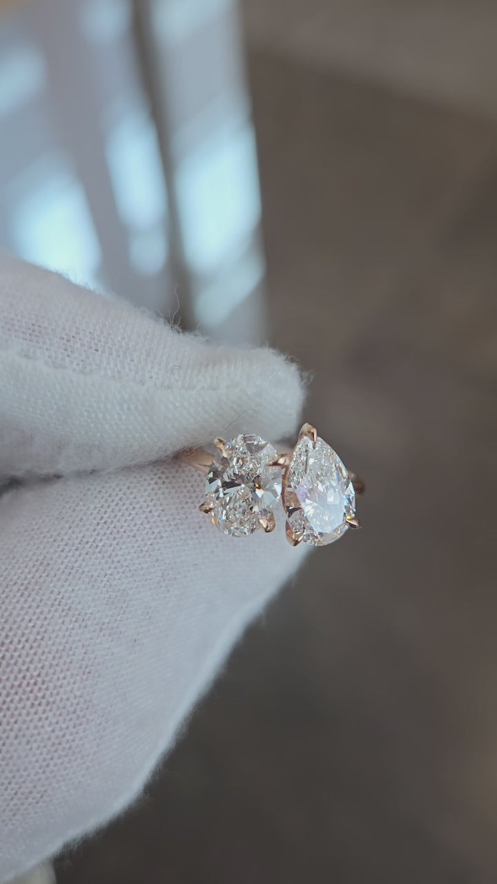 Oval & Pear Cut Ring