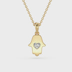 Hamsa necklace